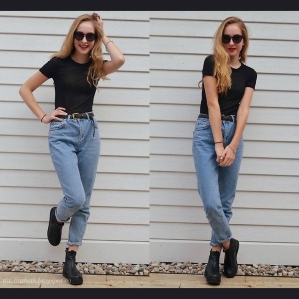 Lupsona high waisted mom jeans size 26